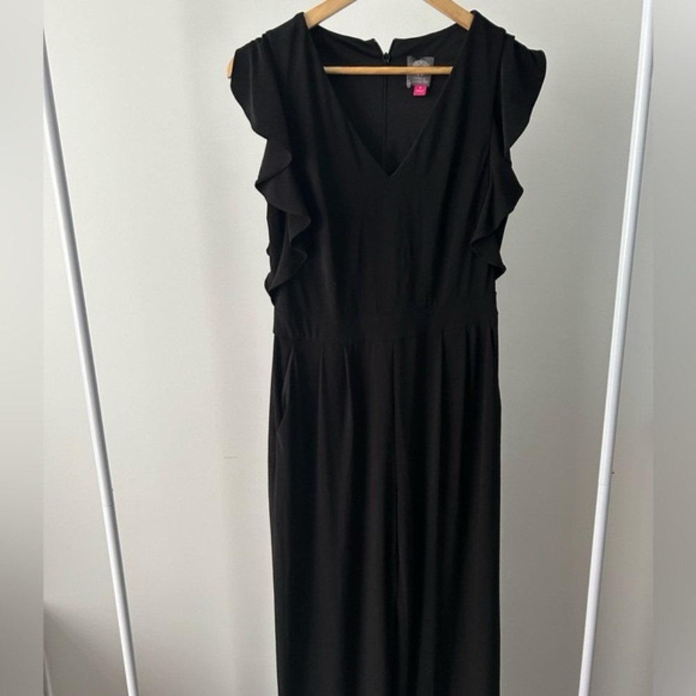 Flutter Sleeve Wide Leg Jumpsuit